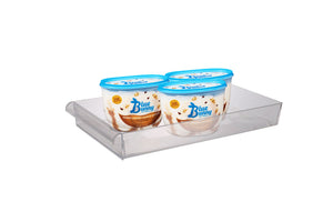Scotty's (TM) Refrigerator, Freezer, and Pantry Storage Organizer Bin Tray - Great to Organize Your Fridge and Whole Kitchen -BPA Free (14.5 x 8 x 2 Inches)