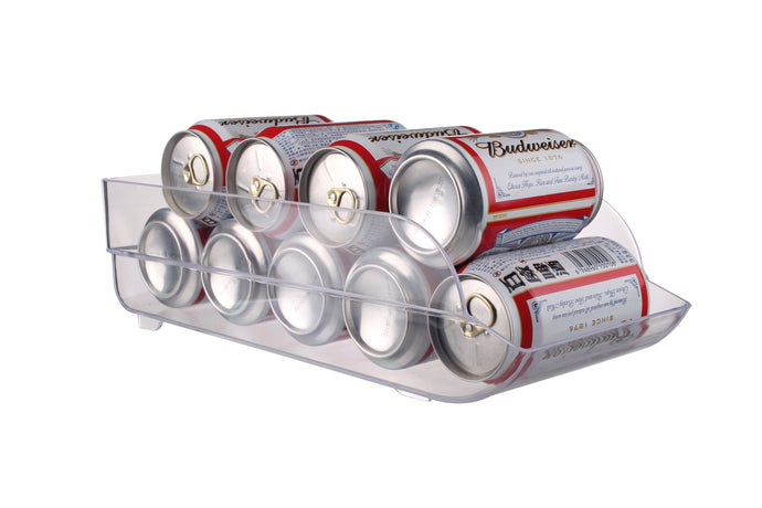 Scotty's (TM) Refrigerator Soda Can Holder Organizer - Fridge, Freezer and Pantry Storage Organizer Bin - Great to Organize Your Whole Kitchen -BPA Free -  13.75 x 5 x 3.5