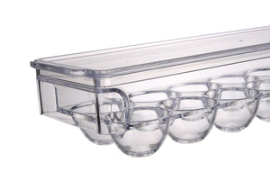 Scotty's (TM) Refrigerator Storage Organizer Egg Bin With lid for protection - Holds 14 Eggs